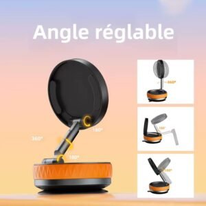 Support magnétique réglable 360°