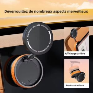 Support magnétique réglable 360°